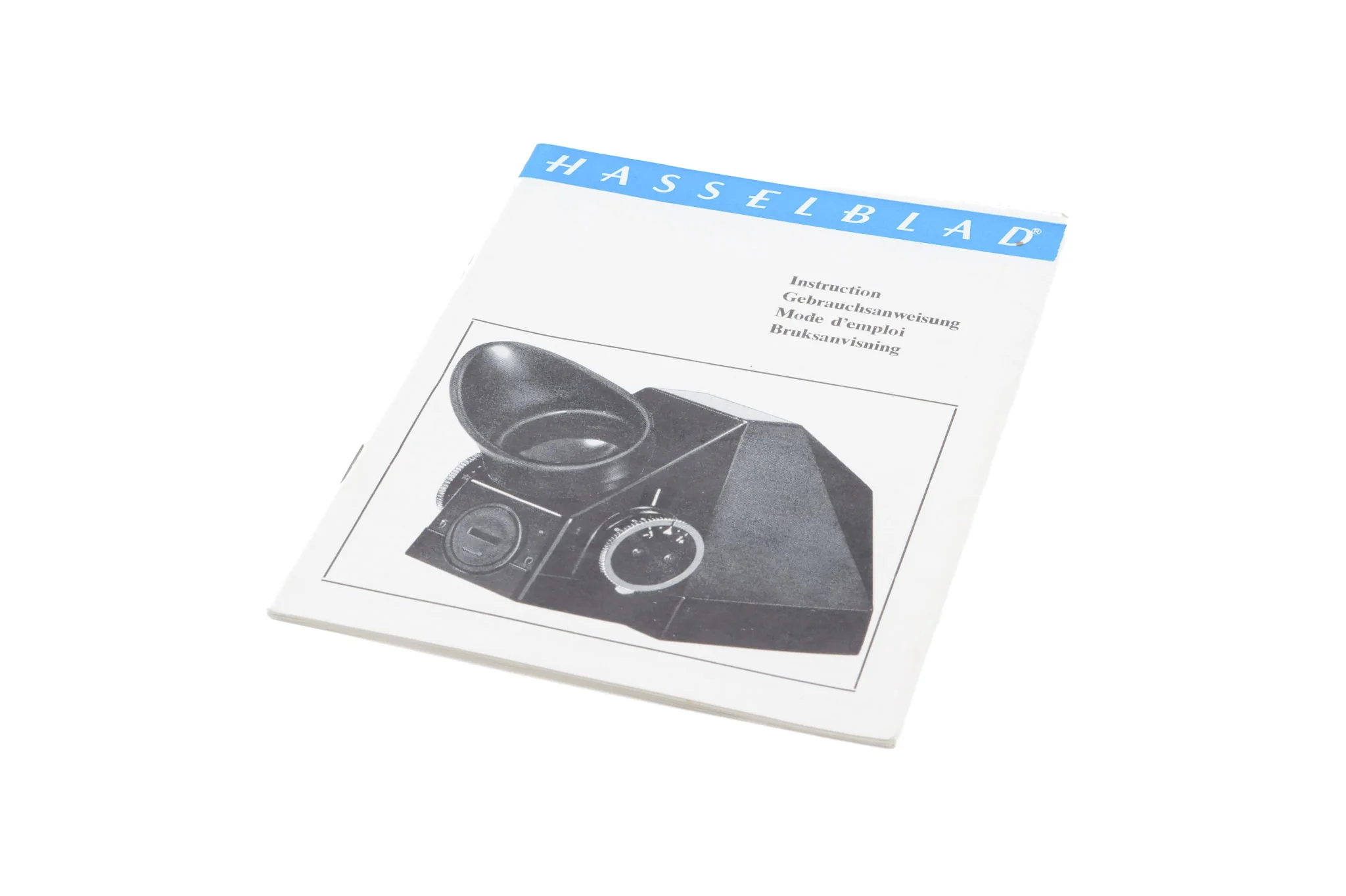 Hasselblad Meter Prism Finder (52051)  Instructions - Accessory