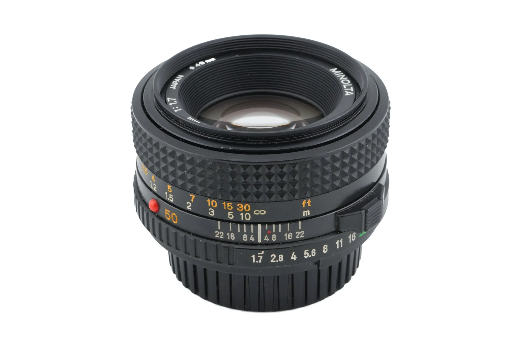 Minolta 50mm f1.7 MD