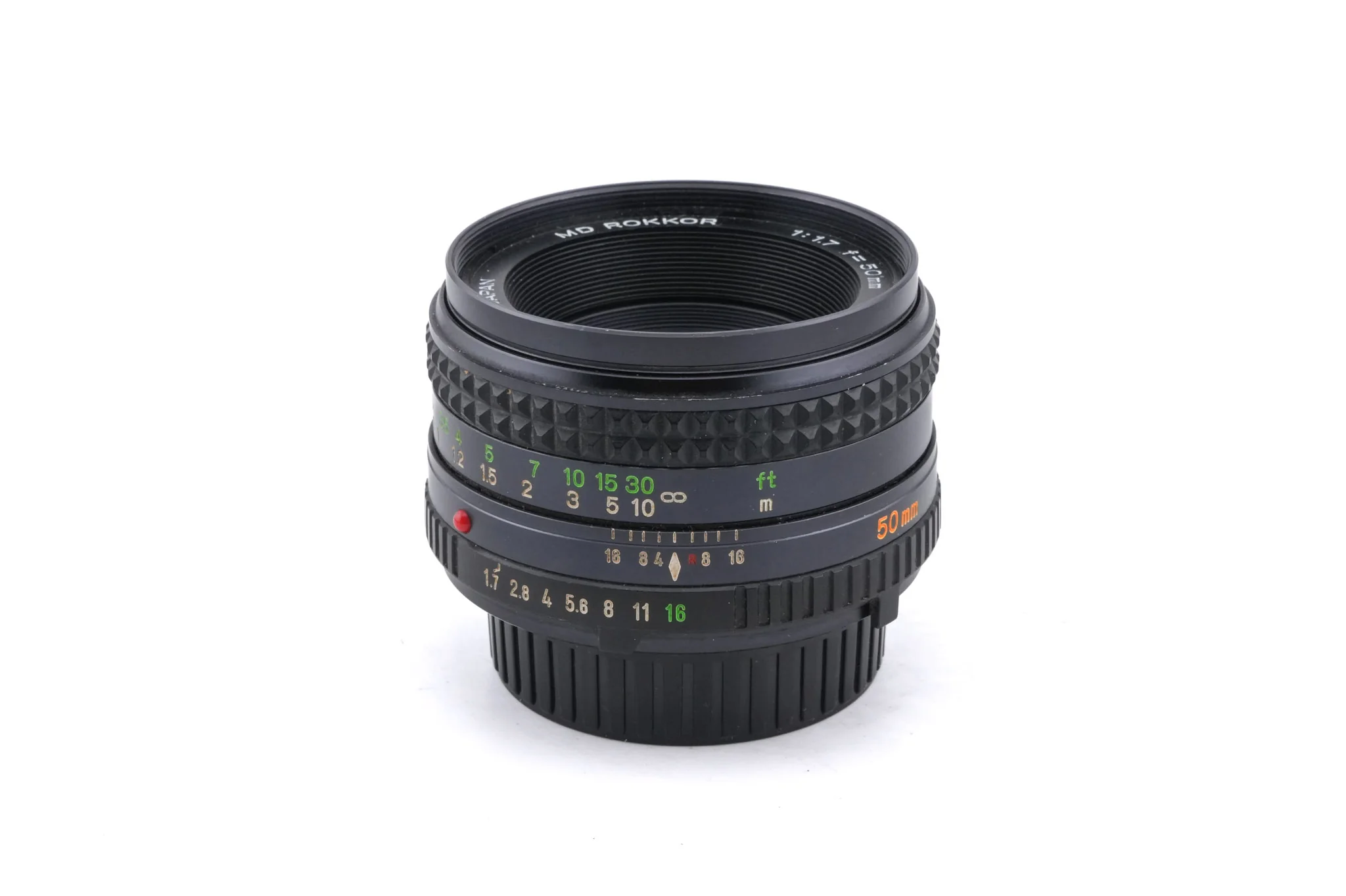 Minolta 50mm f1.7 MD Rokkor