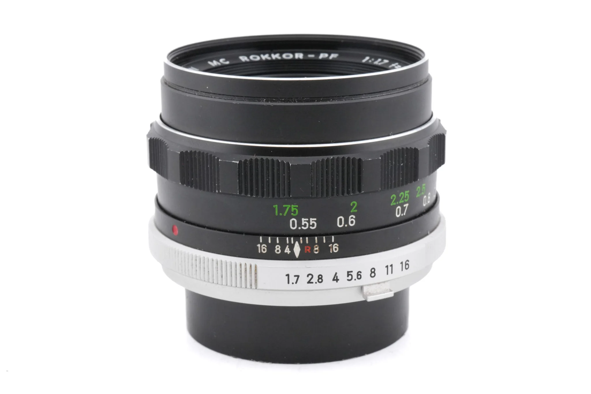Minolta 55mm f1.7 MC Rokkor-PF